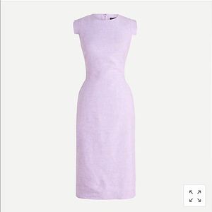 NWT J.Crew Resume Dress in Stretch Linen